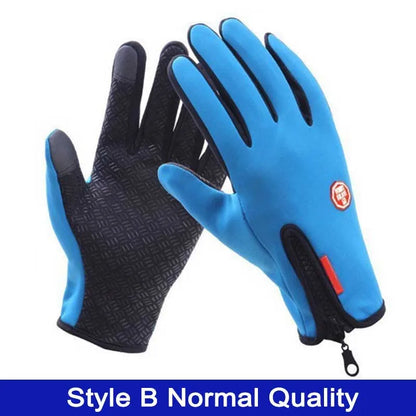Winter Touchscreen Thermal Cycling Gloves – Full Finger, Waterproof, Windproof for Outdoor Sports