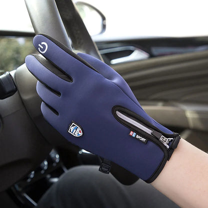 Winter Touchscreen Thermal Cycling Gloves – Full Finger, Waterproof, Windproof for Outdoor Sports