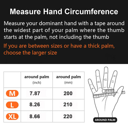 Leather Work Gloves for Men – Heavy Duty Yellow Cowhide Safety Gloves