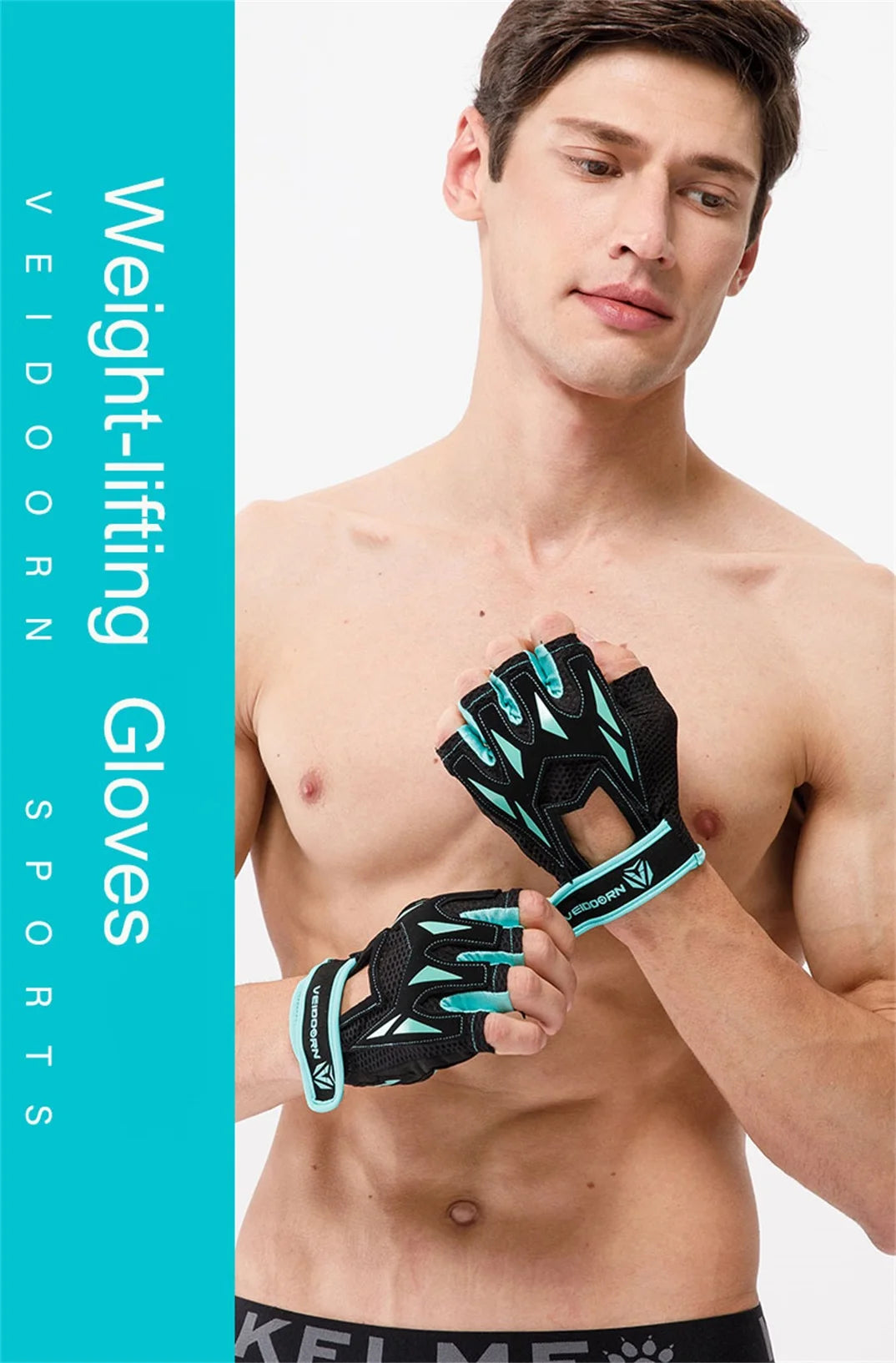 Gym Gloves – Workout & Training Gloves with Non-Slip Grip