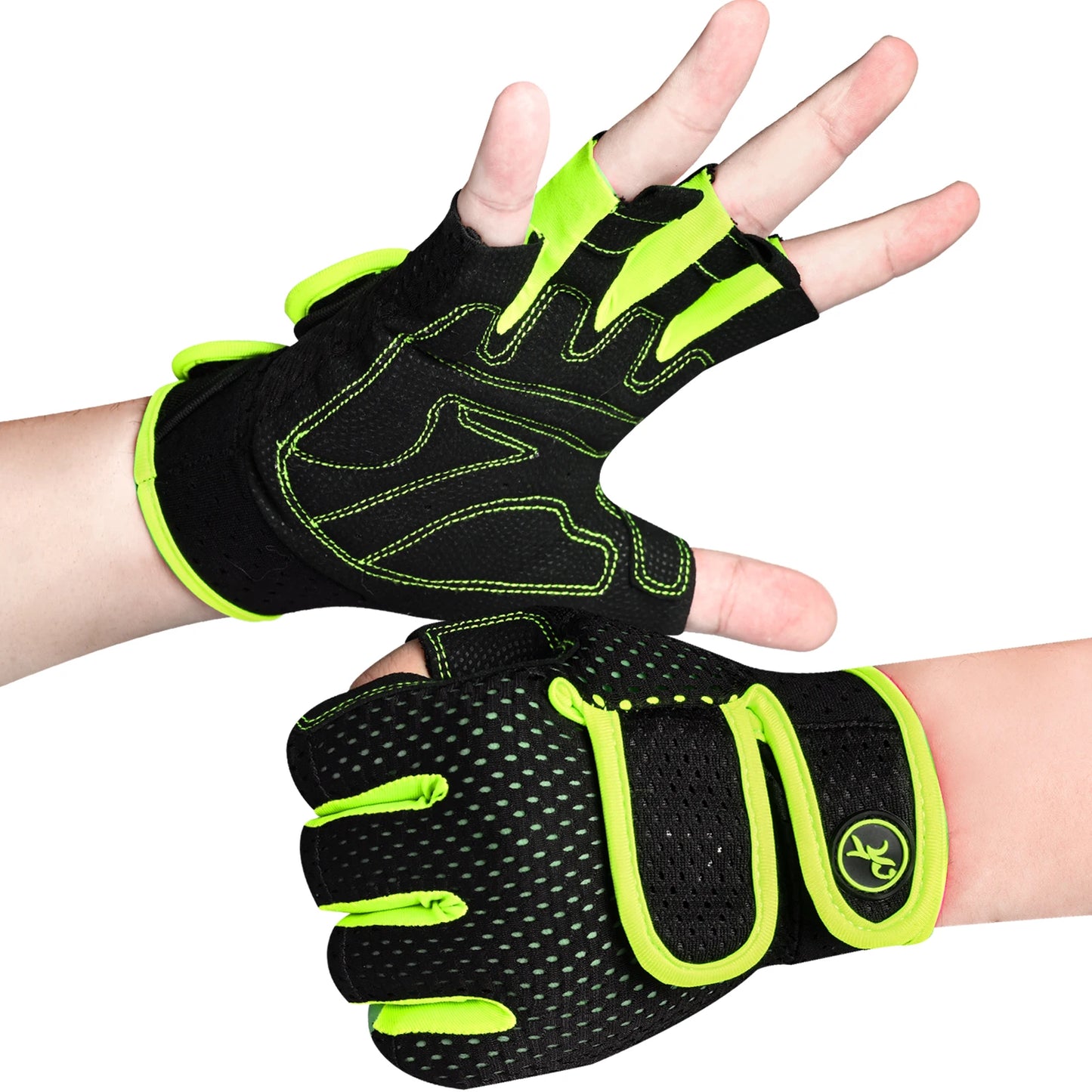 Breathable Gym Gloves – Non-Slip Grip & Wrist Support