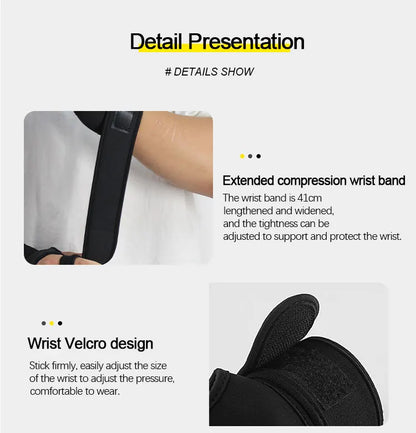 Weightlifting Gloves with wrist Support-anti-slip & breathable