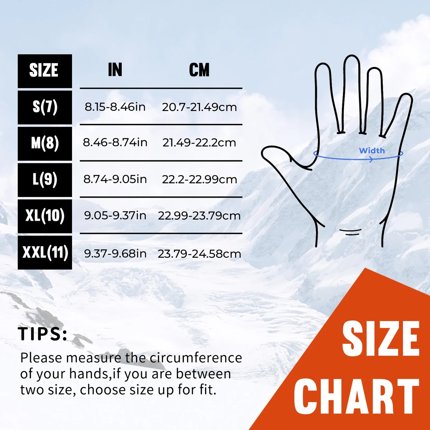 HANDLANDY Waterproof Cold-Weather Work Gloves – Fully Rubber-Coated, Warm Lining, Winter Outdoor Work Protection