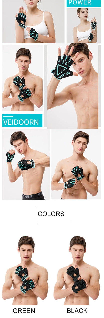 Gym Gloves – Workout & Training Gloves with Non-Slip Grip