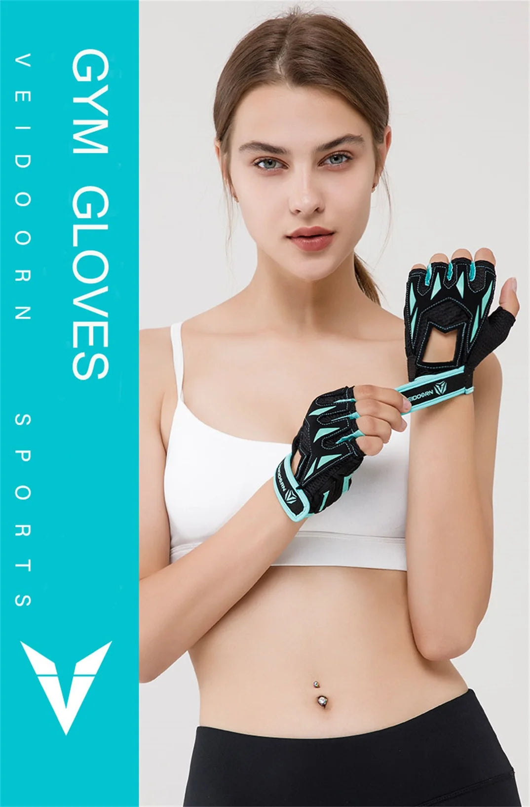 Gym Gloves – Workout & Training Gloves with Non-Slip Grip