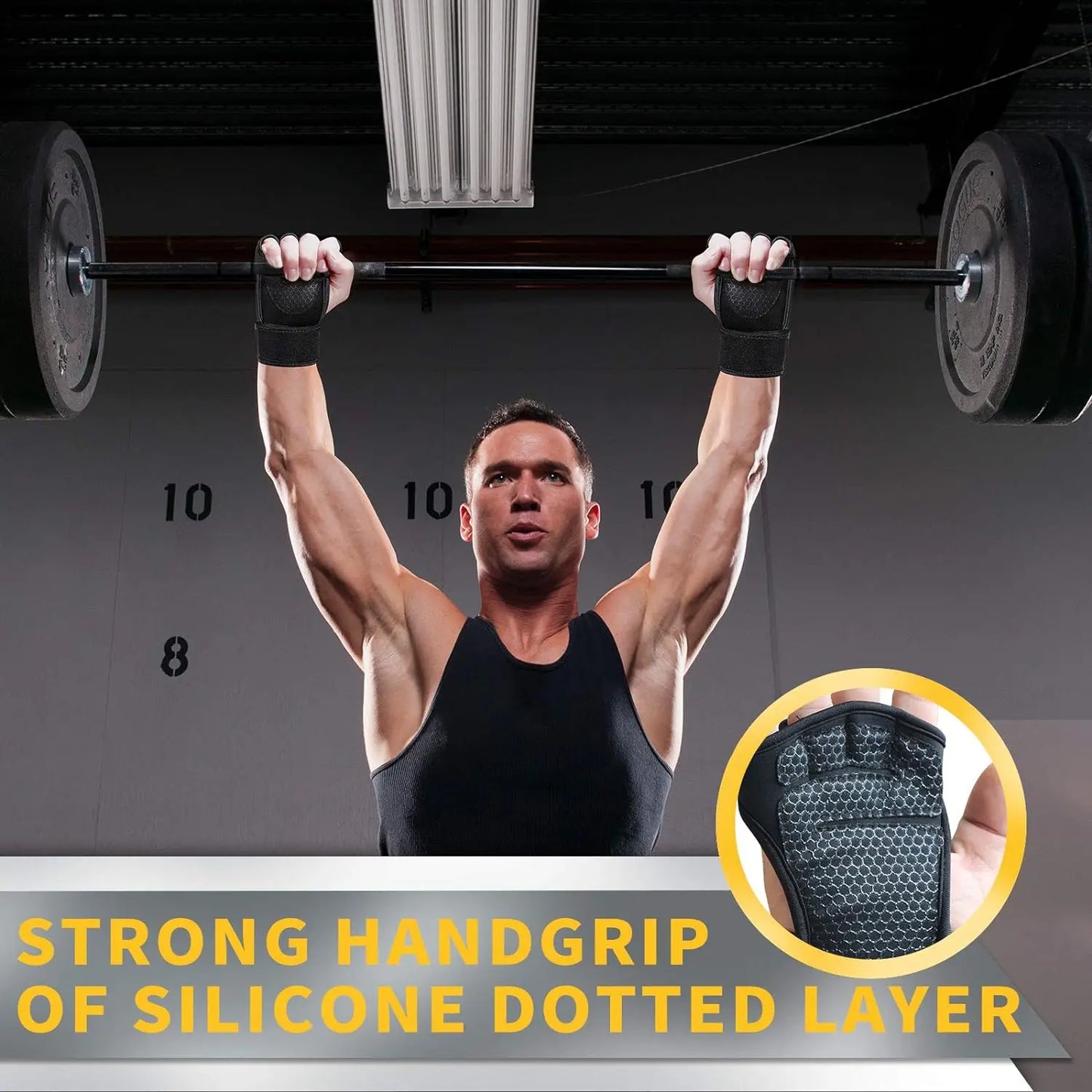 3-in-1 Breathable Workout Gloves – Anti-Slip Grip & Wrist Support