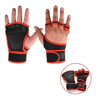 3-in-1 Breathable Workout Gloves – Anti-Slip Grip & Wrist Support