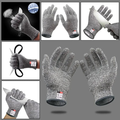 HPPE Level 5 Safety Anti-Cut Gloves | Industrial, Kitchen, Gardening, Multi-Purpose