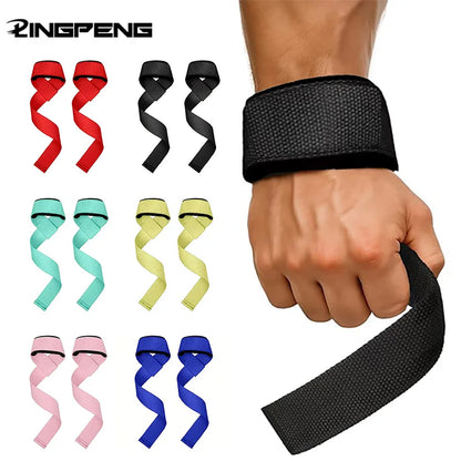 Weightlifting Wrist Straps – Adjustable Support for Gym, Fitness & Strength Training