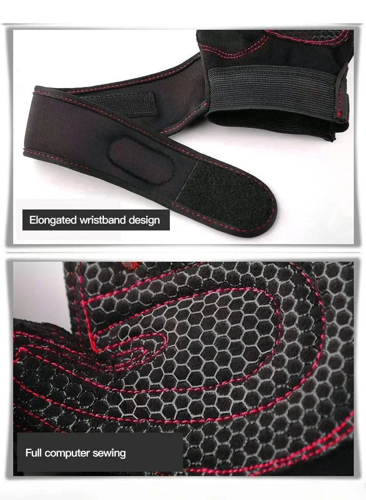 Premium Outdoor Workout Gloves – Wrist Support & Breathable Grip for Men and Women