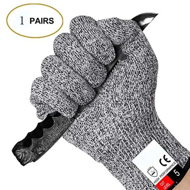 HPPE Level 5 Safety Anti-Cut Gloves | Industrial, Kitchen, Gardening, Multi-Purpose