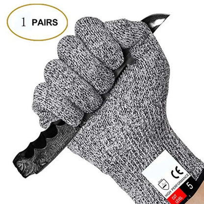 HPPE Level 5 Safety Anti-Cut Gloves | Industrial, Kitchen, Gardening, Multi-Purpose