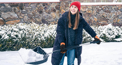 HANDLANDY Waterproof Cold-Weather Work Gloves – Fully Rubber-Coated, Warm Lining, Winter Outdoor Work Protection