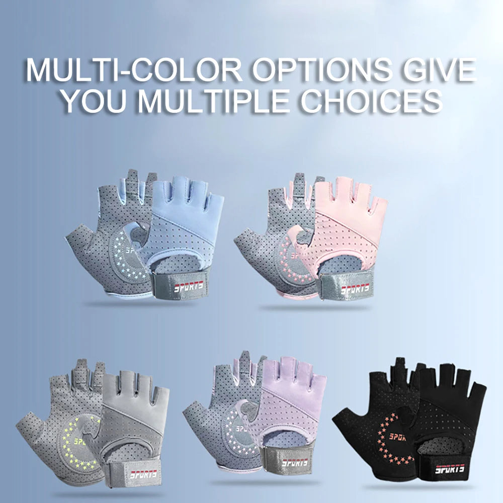 Breathable Gym Gloves – Non-Slip Grip & Wrist Support