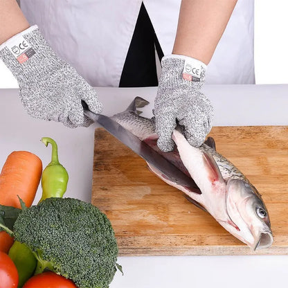 HPPE Level 5 Safety Anti-Cut Gloves | Industrial, Kitchen, Gardening, Multi-Purpose