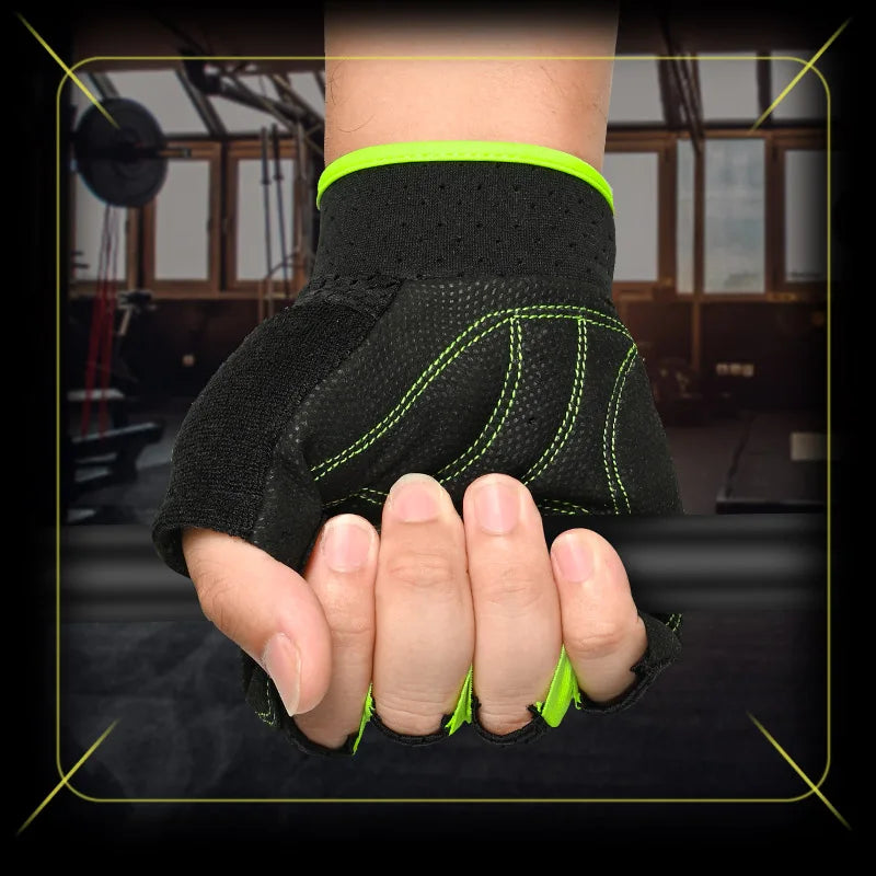 Breathable Gym Gloves – Non-Slip Grip & Wrist Support