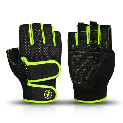 Breathable Gym Gloves – Non-Slip Grip & Wrist Support