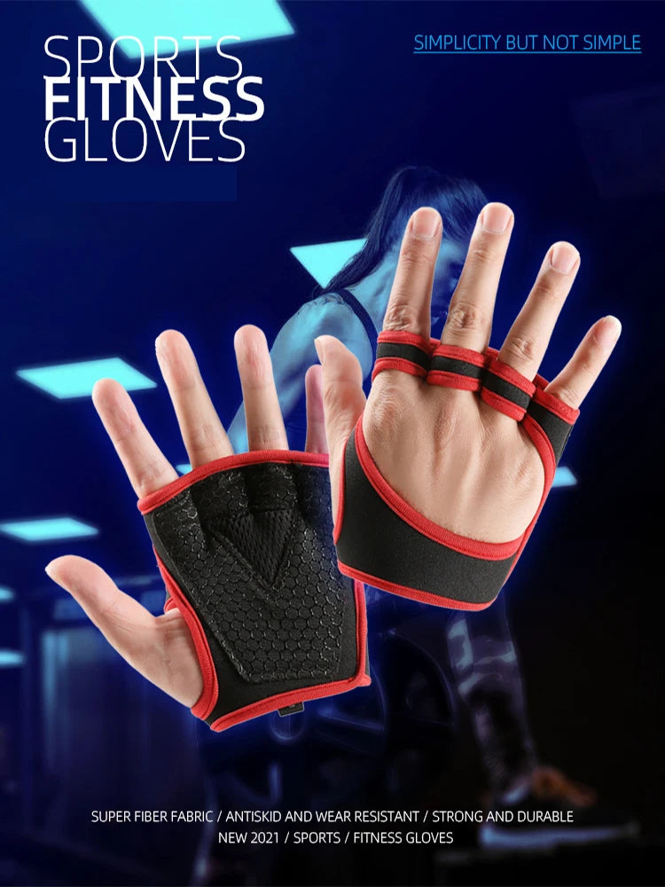 3-in-1 Breathable Workout Gloves – Anti-Slip Grip & Wrist Support