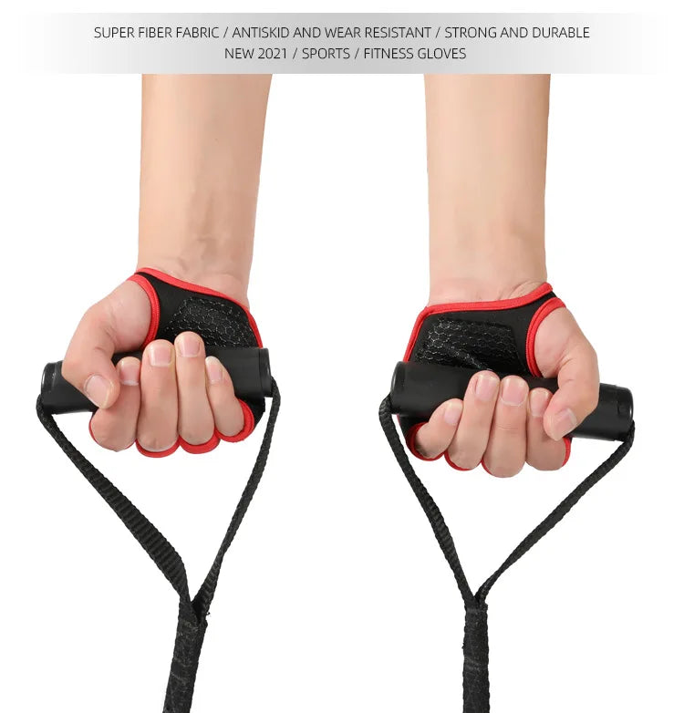3-in-1 Breathable Workout Gloves – Anti-Slip Grip & Wrist Support