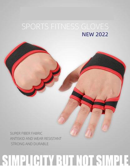 3-in-1 Breathable Workout Gloves – Anti-Slip Grip & Wrist Support